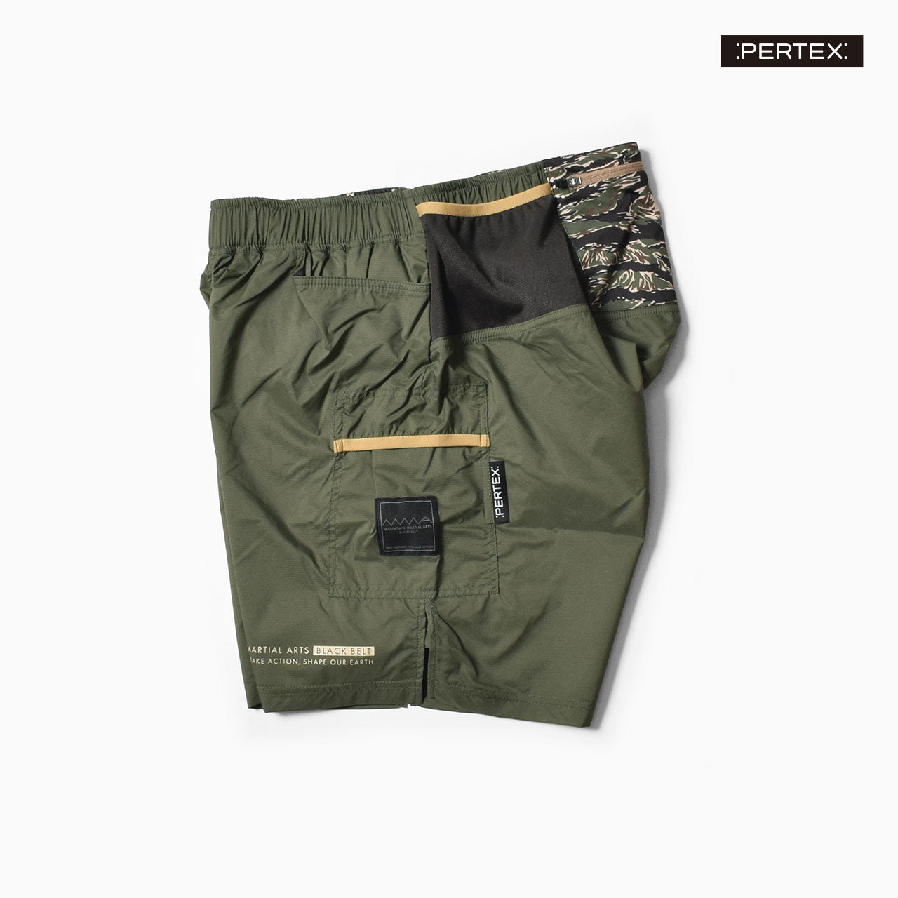 【2025冬】MMA/マウンテンマーシャルアーツ　BB PERTEX® 7-pockets Run Shorts”Liger”（名古屋店 Lサイズのみ）