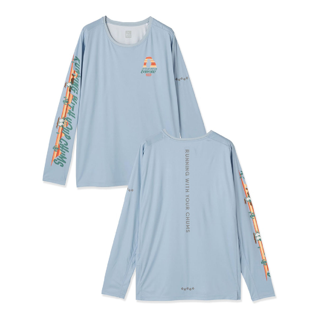 【2026秋冬】CHUMS / チャムス（ユニセックス）Running Utah Trail L/S ランニング ユタ トレイル ロングスリーブ Tシャツ