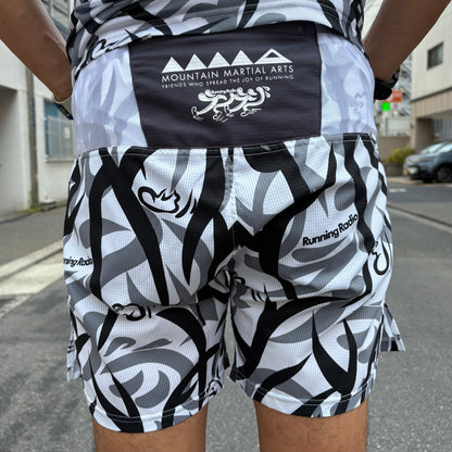 【2025夏モデル】MMA/マウンテンマーシャルアーツ Takumi Okada Camo 7pockets Shorts（Gray Camo）【名古屋店のみ】