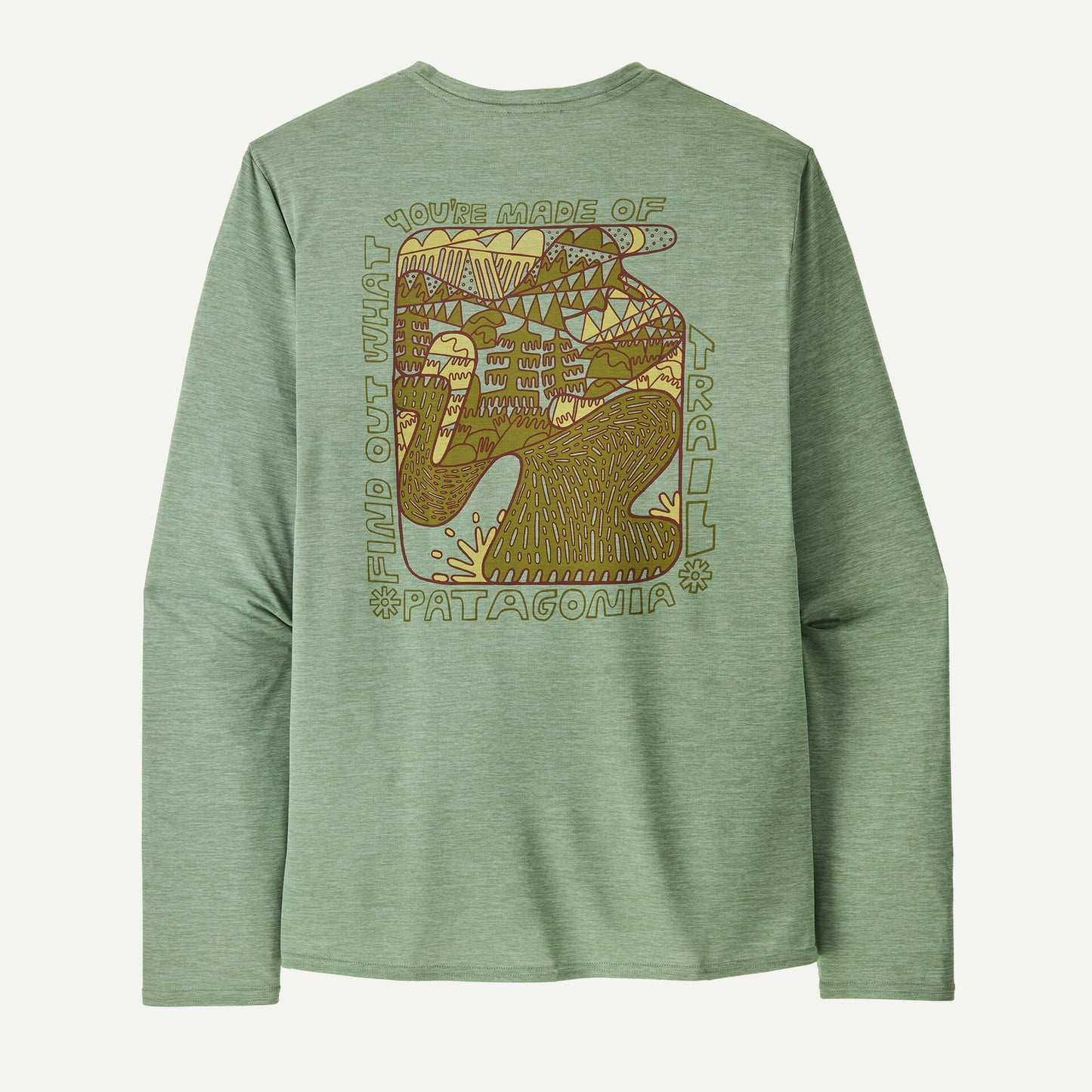 【定番】patagonia/パタゴニア　（メンズ）ロングスリーブ・キャプリーン・クール・デイリー・グラフィック・シャツ・ランズ45160