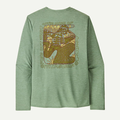 【定番】patagonia/パタゴニア　（メンズ）ロングスリーブ・キャプリーン・クール・デイリー・グラフィック・シャツ・ランズ45160