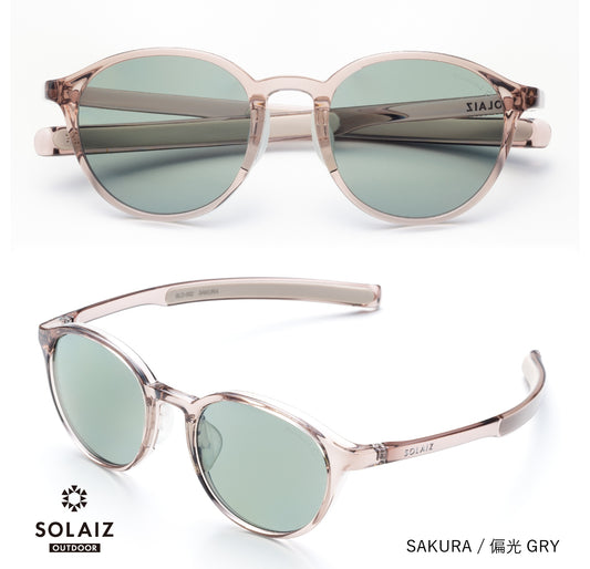 SOLAIZ / ソライズ  Outdoor use collection （ SLD-002 OUTDOOR / SAKURA / 偏光GRY）（大阪店のみ）
