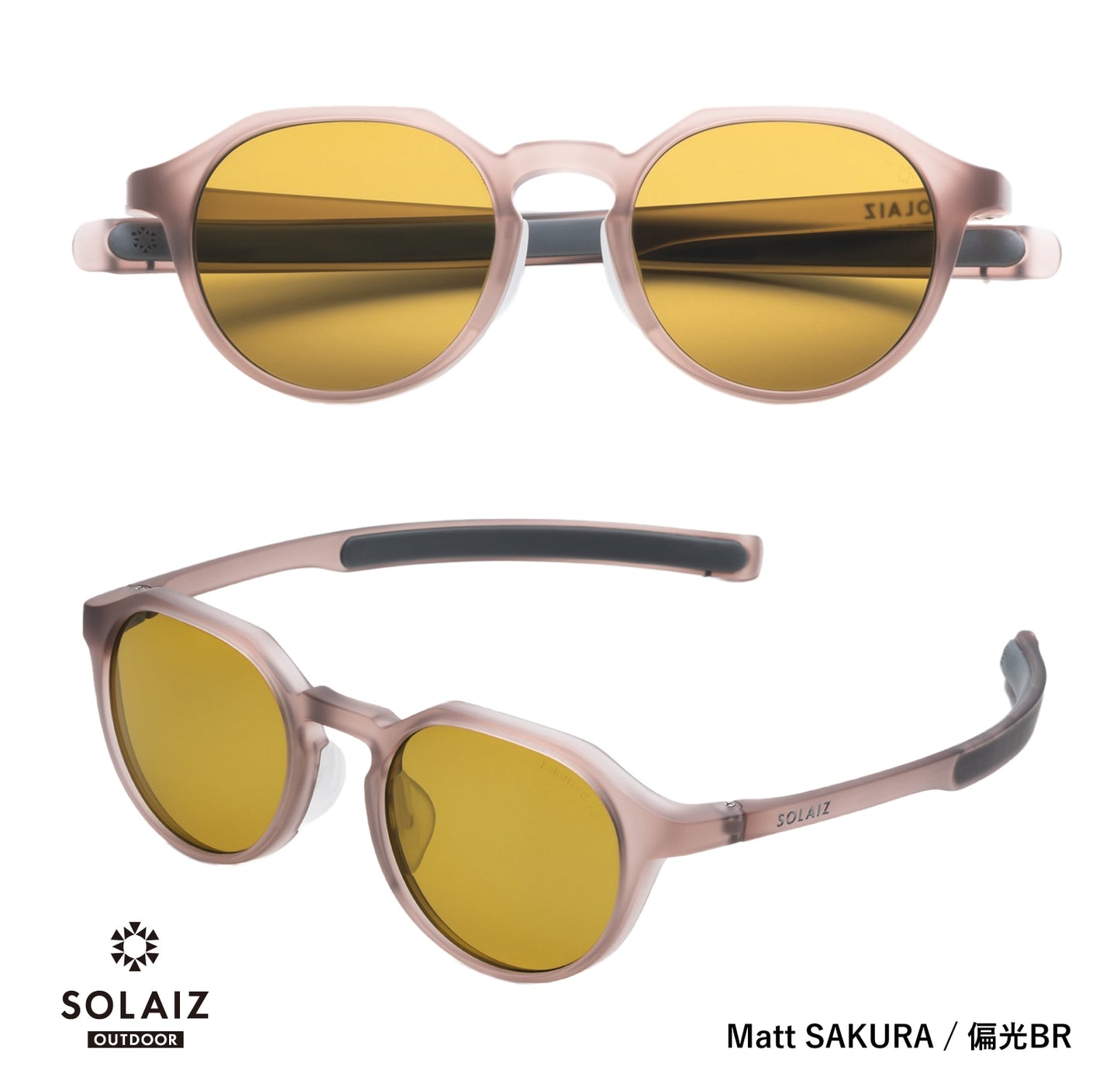 SOLAIZ / ソライズ  SLD-004 OUTDOOR ” Matt SAKURA / 偏光BR ”（大阪店のみ）