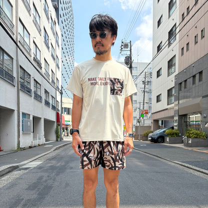 【2025夏モデル】MMA/マウンテンマーシャルアーツ Takumi Okada Camo Pocket Tee（Beige）【名古屋店のみ】