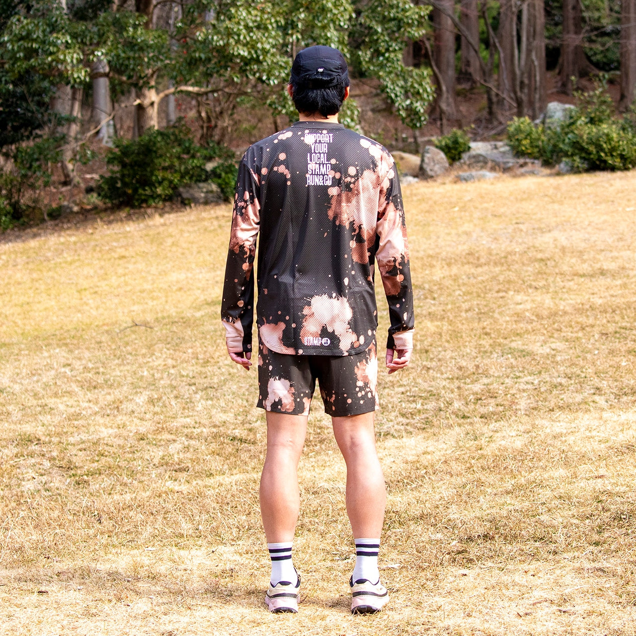 【2026.01】STAMP/スタンプ　LONG SLEEVE TEE ”BLEACH BLACK"（ユニセックス）