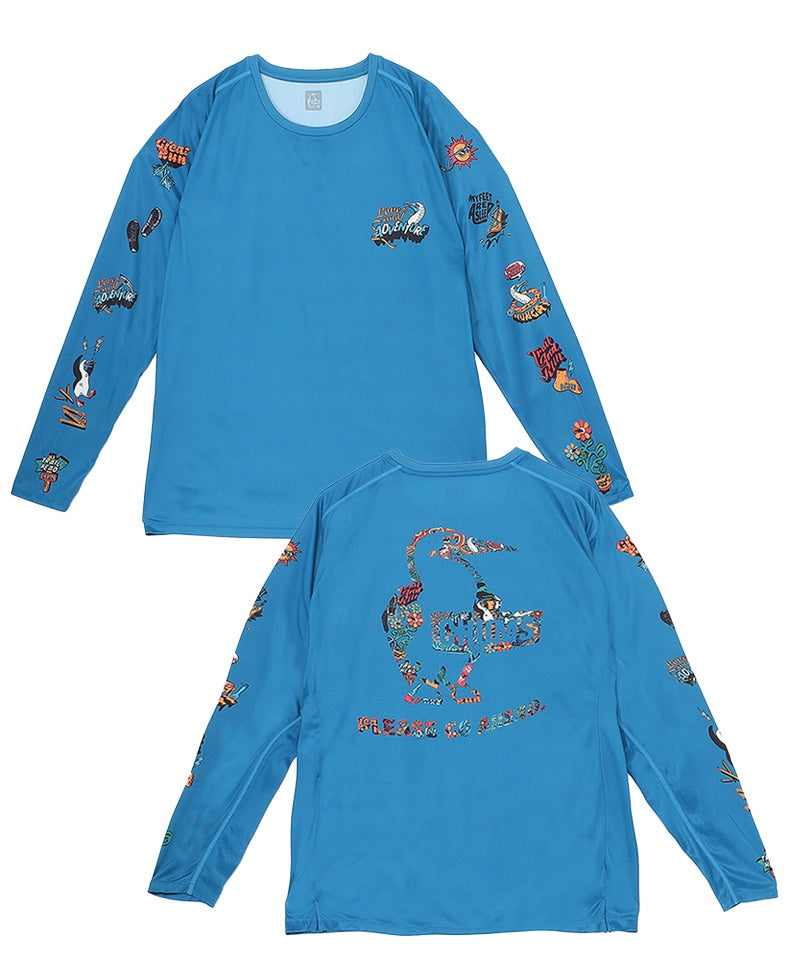 【2025秋冬】CHUMS / チャムス Running Go Ahead L/S T-Shirt（ユニセックス）