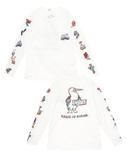 【2025秋冬】CHUMS / チャムス Running Go Ahead L/S T-Shirt（ユニセックス）