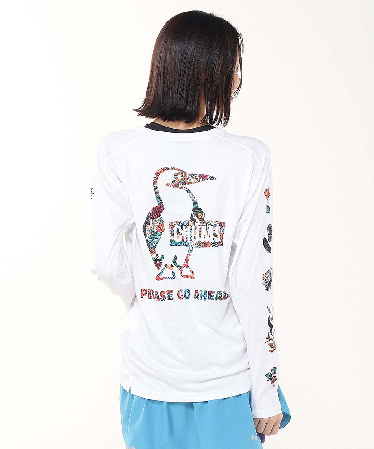 【2025秋冬】CHUMS / チャムス Running Go Ahead L/S T-Shirt（ユニセックス）