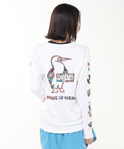【2025秋冬】CHUMS / チャムス Running Go Ahead L/S T-Shirt（ユニセックス）
