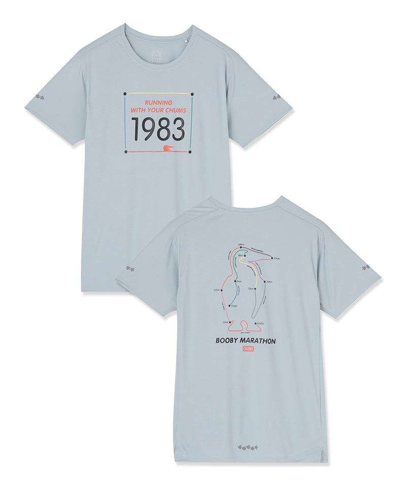 【2026秋冬】CHUMS / チャムス（ユニセックス）Running Booby Marathon T ランニング ブービー マラソン Tシャツ