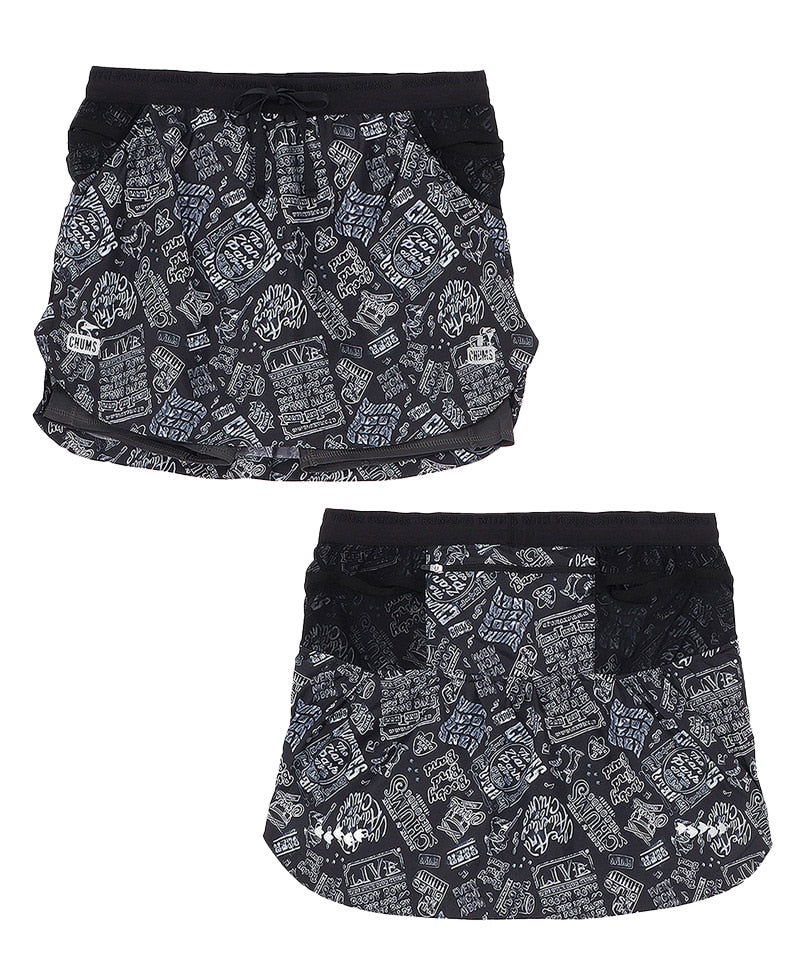 【2025秋冬】CHUMS / チャムス CHUMS X みゃこ（ウィメンズ） Running Skirt ランニングスカート