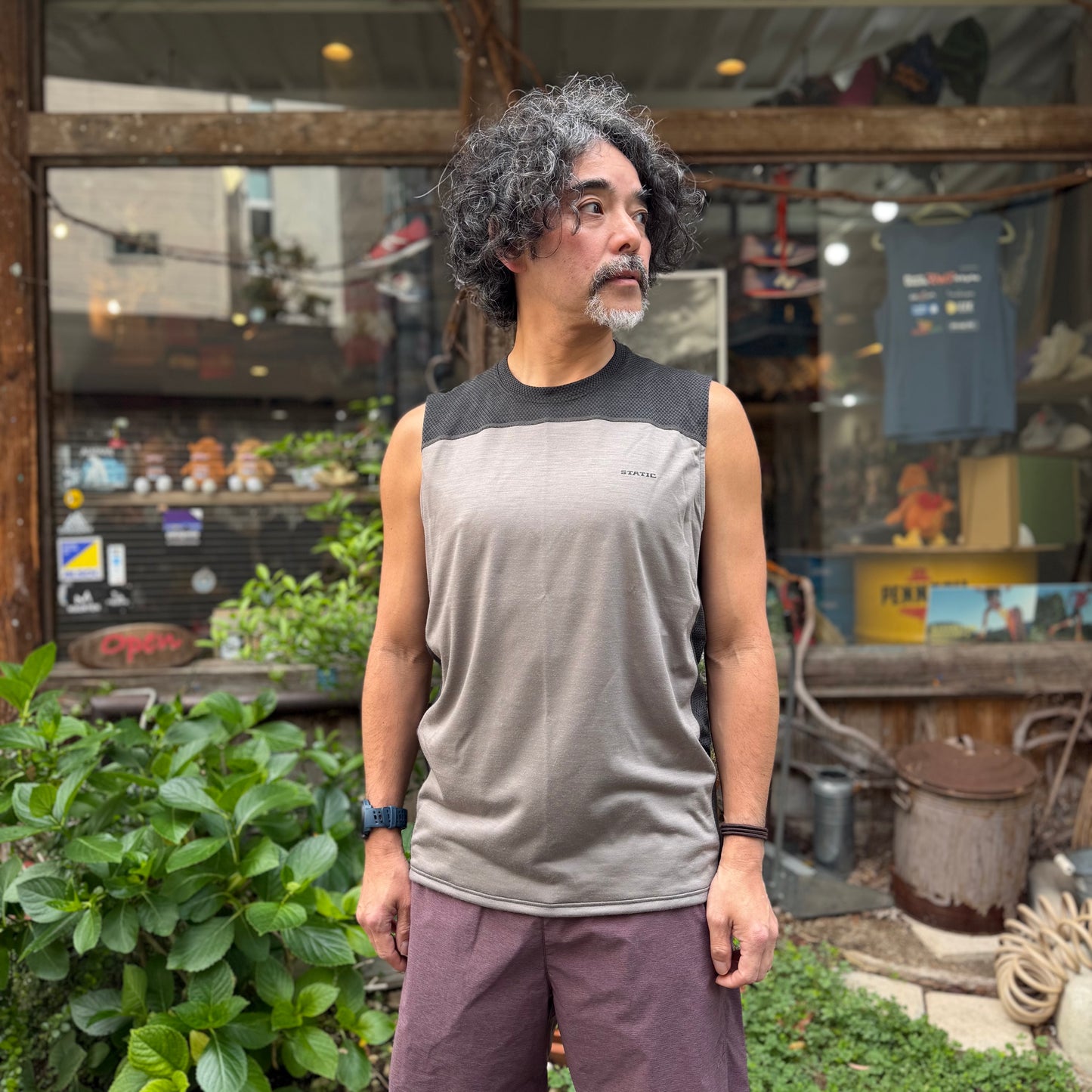 【2026春夏】STATIC / スタティックCHORD WOOL SLEEVELESS SHIRTS（ユニセックス）