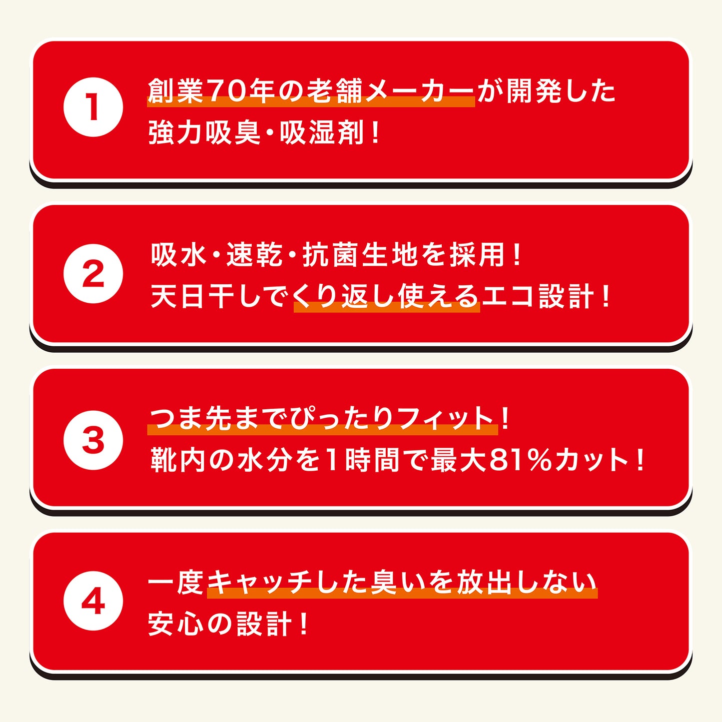 山仁薬品 　消臭オンサイト カラッとヒーロー　（ 靴用乾燥剤）