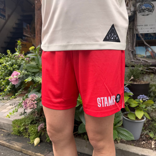 【2025.春夏】STAMP/スタンプ EASY RUN SHORTS GUAVA PINK（ユニセックス）（大阪店のみ）
