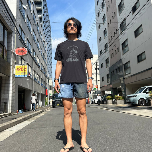 【2025春夏】MMA/マウンテンマーシャルアーツ MMA_Denim Racing Run Shorts V3（Crazy）【名古屋店のみ】