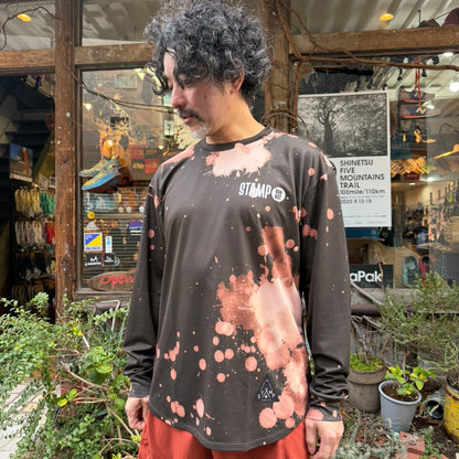 【2026.01】STAMP/スタンプ　LONG SLEEVE TEE ”BLEACH BLACK"（ユニセックス）