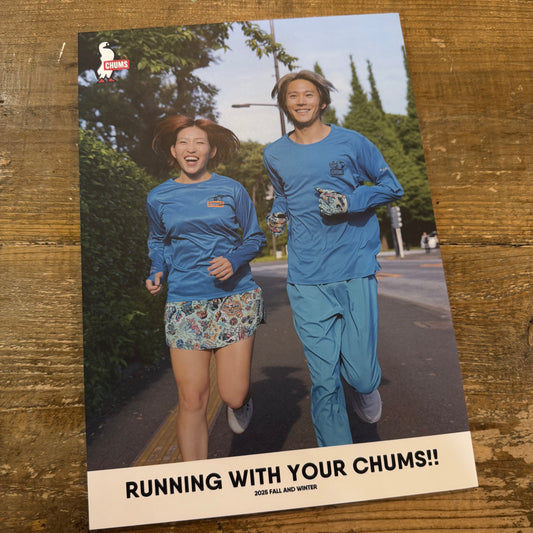【2025秋冬】CHUMS / チャムス Running Go Ahead L/S T-Shirt（ユニセックス）