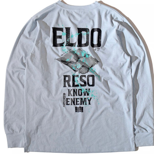 【2025秋冬】ELDORESO/エルドレッソ（ユニセックス）Splashes Long Tee/スプラッシュロングティ