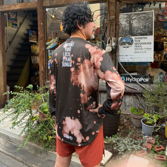 【2026.01】STAMP/スタンプ　LONG SLEEVE TEE ”BLEACH BLACK"（ユニセックス）