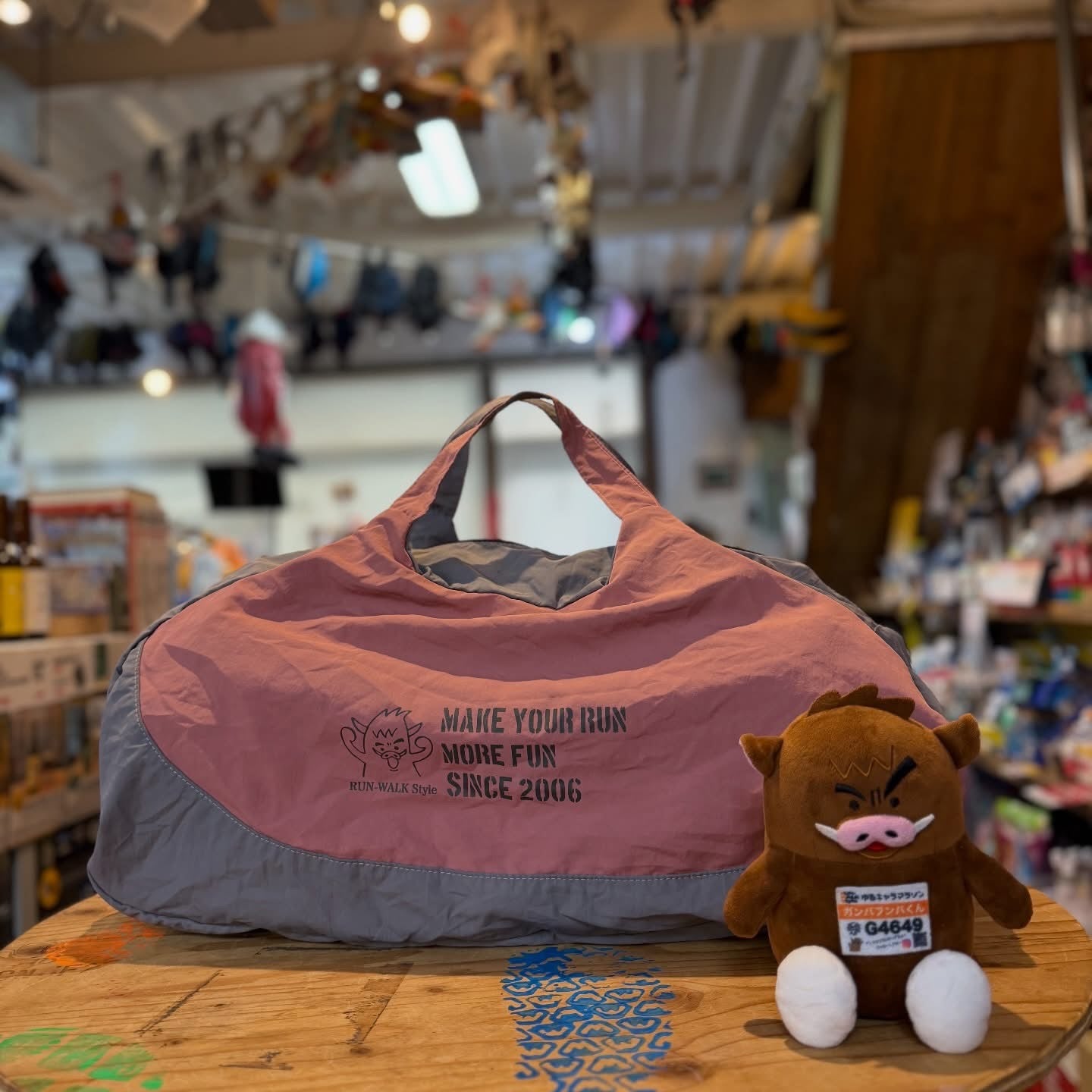 ㊗️20周年 ガンバフンバくんのボストンバッグ　店頭にて販売中🤲