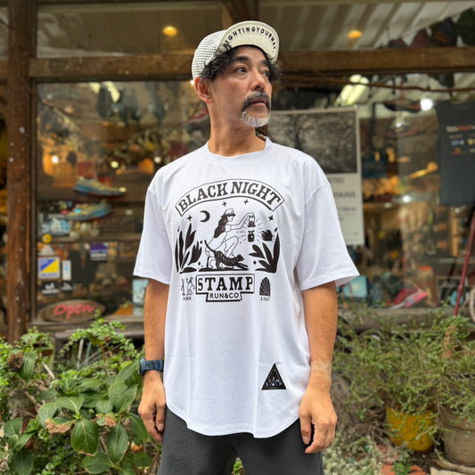 【2025秋冬】STAMP/スタンプ WIDE TEE "BLACK NIGHT" （ユニセックス）