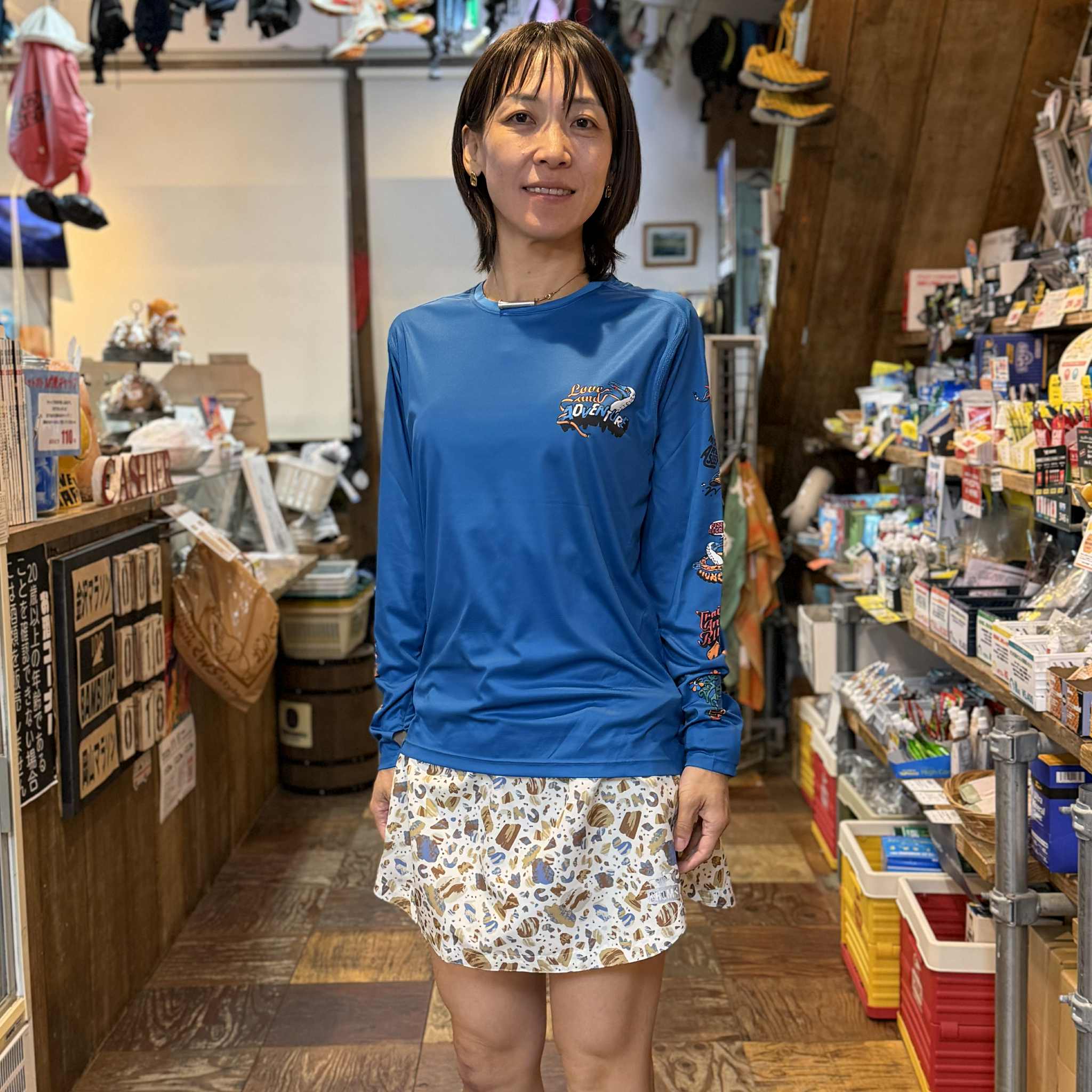 チャムス×みゃこ　ランニングスカート CHUMS（チャムス） チャムス×みゃこ ランニングスカート レディース