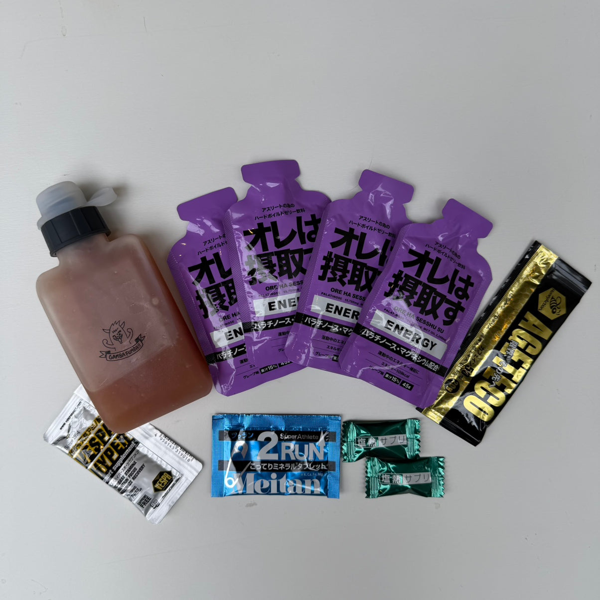 【完走セット】オレは摂取す　ジェルボトルＳＥＴ