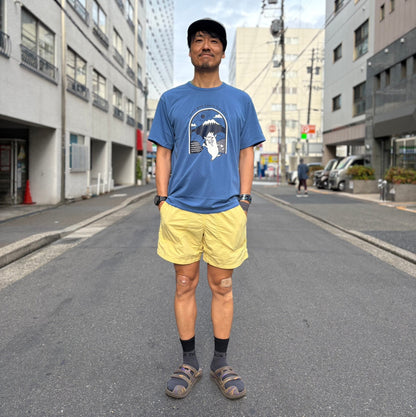 【限定販売】finetrack/ ファイントラック にほんのいろTシャツ 『 FUJI×ガンバフンバくん』（ユニセックス）