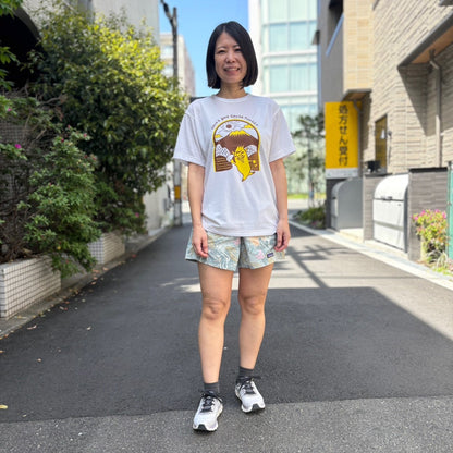 【限定販売】finetrack/ ファイントラック にほんのいろTシャツ 『 FUJI×ガンバフンバくん』（ユニセックス）