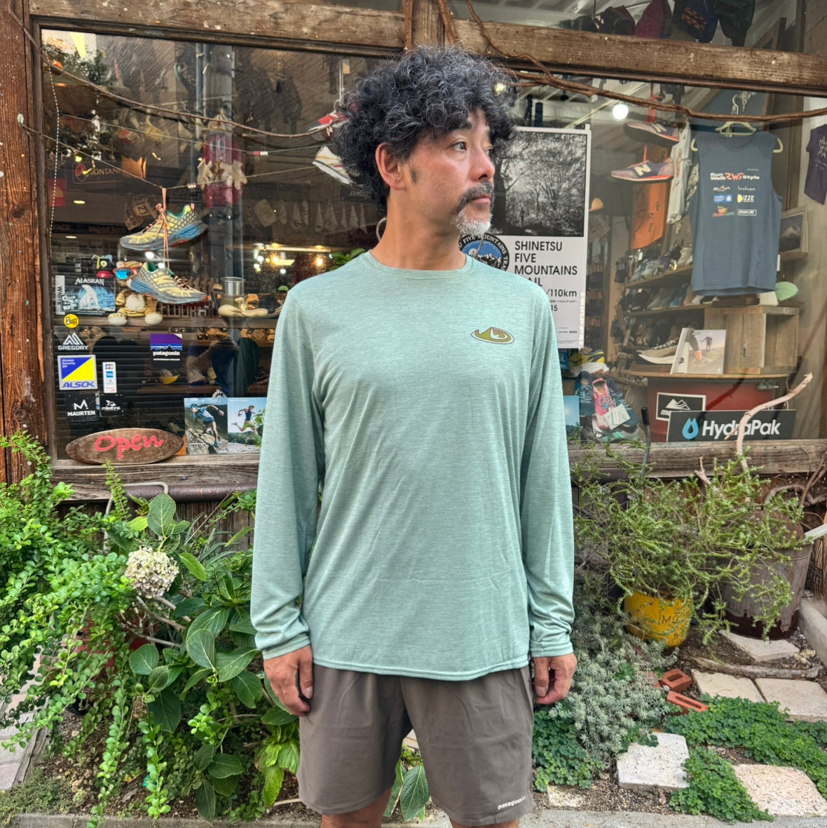 【定番】patagonia/パタゴニア　（メンズ）ロングスリーブ・キャプリーン・クール・デイリー・グラフィック・シャツ・ランズ45160