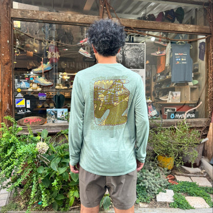 【定番】patagonia/パタゴニア　（メンズ）ロングスリーブ・キャプリーン・クール・デイリー・グラフィック・シャツ・ランズ45160