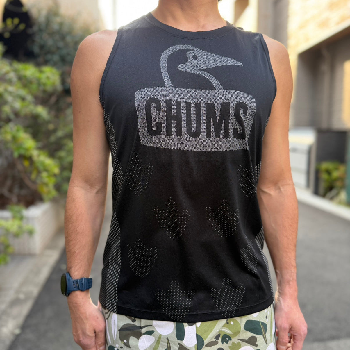 【2026春夏】CHUMS / チャムス（ユニセックス）ランニングエンジニアスリーブレスシャツ（大阪店のみ）