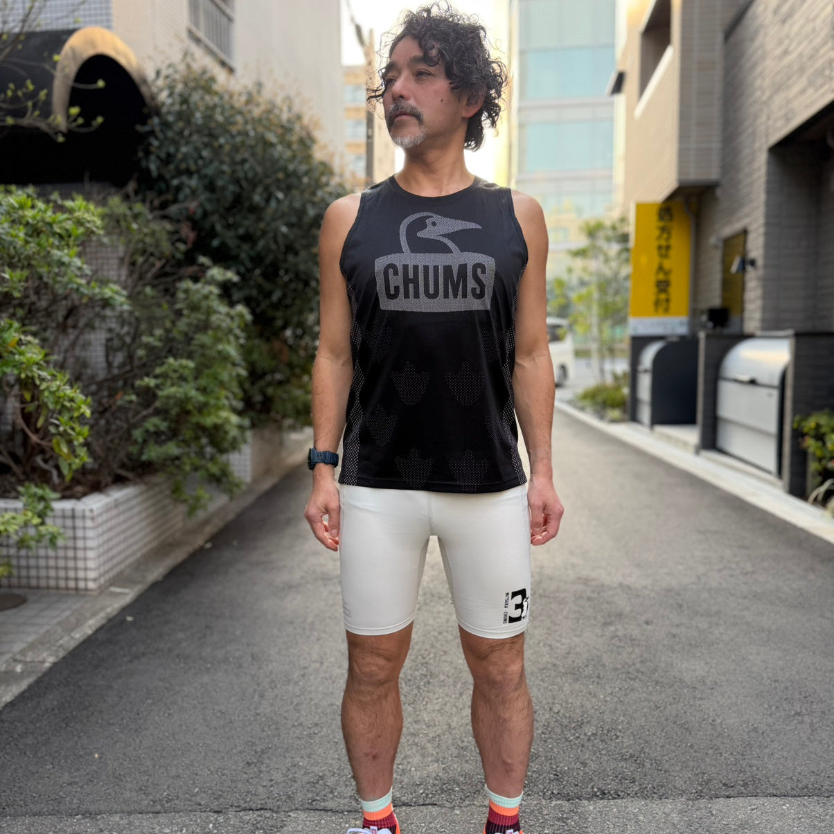 【2026春夏】CHUMS / チャムス（ユニセックス）チャムス×ミツカ ランミドルタイツ（大阪店のみ）