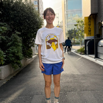 【限定販売】finetrack/ ファイントラック にほんのいろTシャツ 『 FUJI×ガンバフンバくん』（ユニセックス）