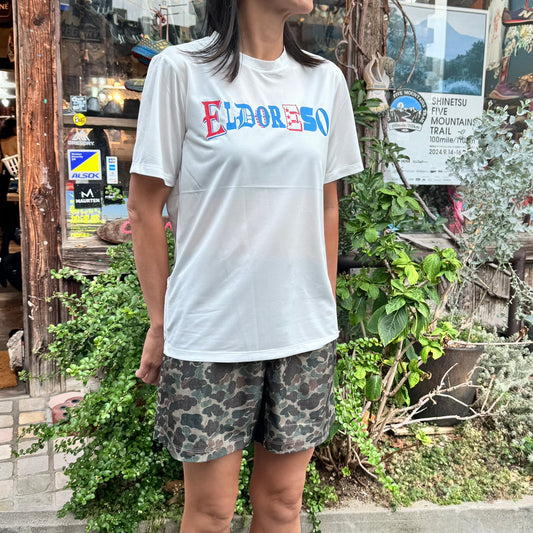 【2024秋】エルドッソ Is This Tee ホワイト（ユニセックス）