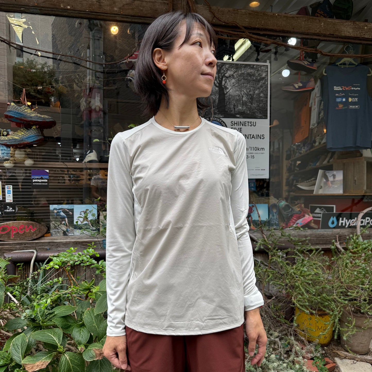 【2025秋冬】THE NORTH FACE/ノースフェイス（ウィメンズ） ロングスリーブハイブリッドGTDメランジクルー （NTW62577）