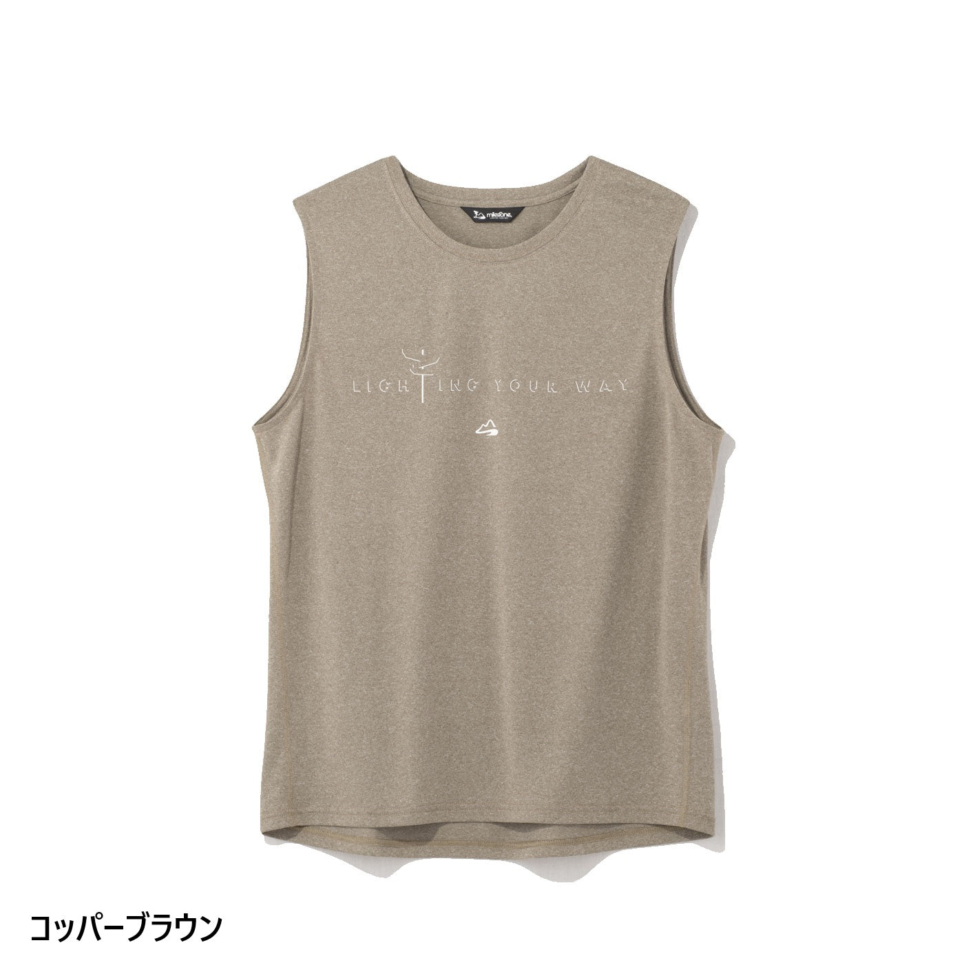 【2025.06 新色】milestone/マイルストーン Doo Bop sleeveless T-shirts ドゥーバップ スリーブレスティシャツ （ユニセックス）