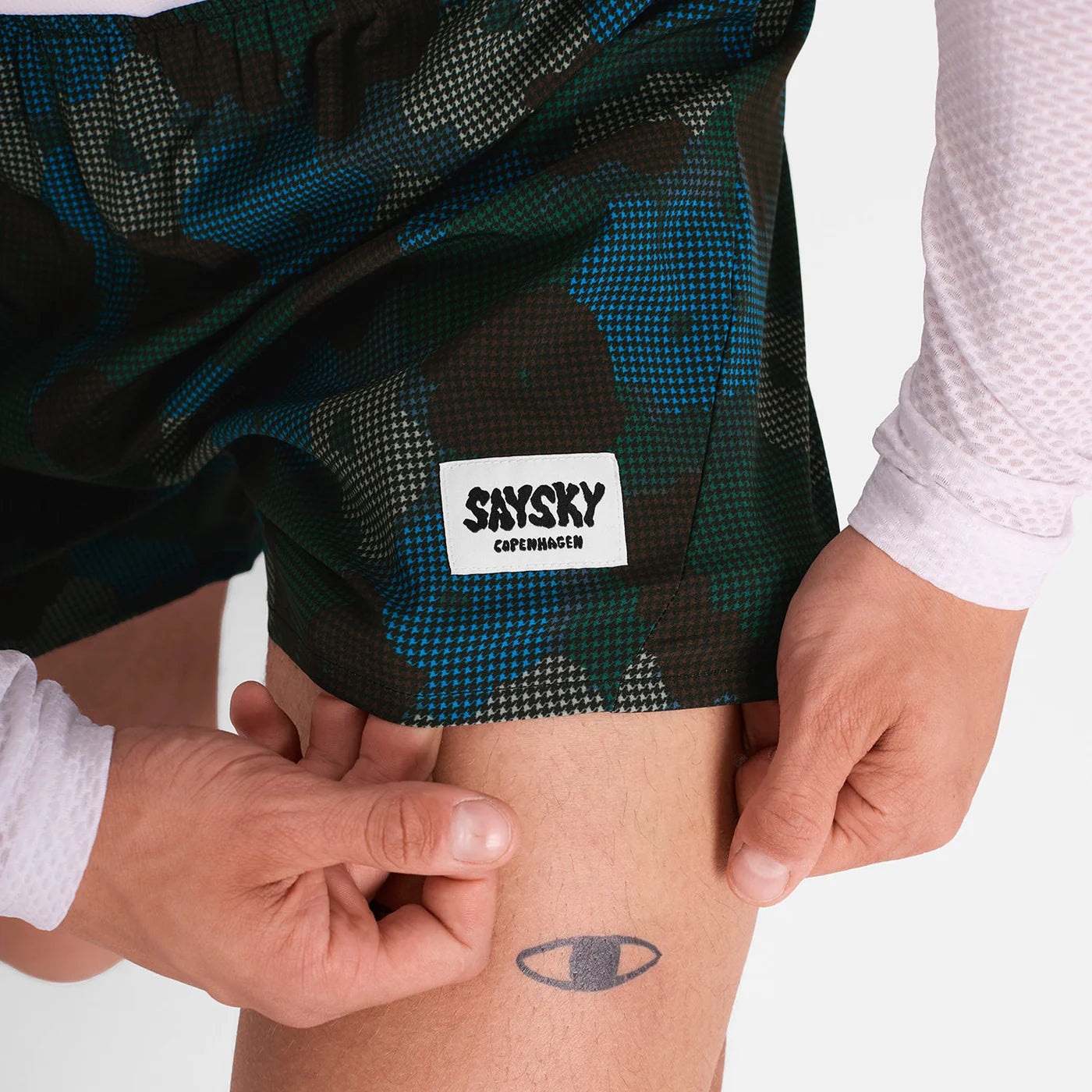 【2025秋冬】SAYSKY/セイスカイ（メンズ） Flower Pace Shorts 5inch - Blue Aop