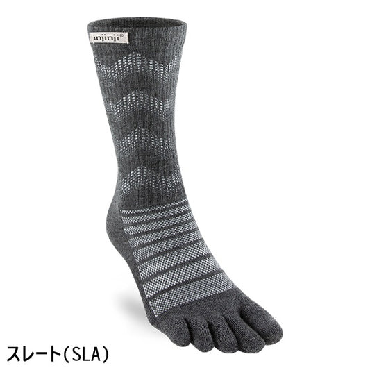 【2025秋冬New Color】injinji /インジンジ （ユニセックス) アウトドアミッドウェイトクルーウール