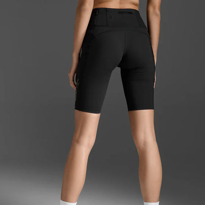 2XU/ツータイムズユー MCS ウィメンズ ライトスピード ミッドライズ コンプレッションショート WA6593B BLK/GRF