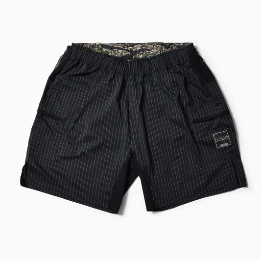 【2024秋冬モデル】MMA/マウンテンマーシャルアーツ 7pockets Run Shorts V7（Black Stripe）【名古屋店のみ】