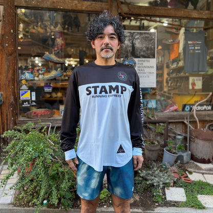 【2025秋冬】STAMP/スタンプ　LONG SLEEVE TEE”RUNNING EXPRESS"（ユニセックス）