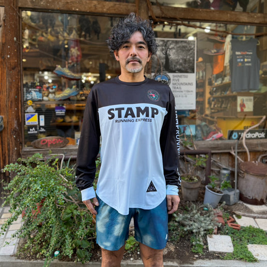 【2025秋冬】STAMP/スタンプ　LONG SLEEVE TEE”RUNNING EXPRESS"（ユニセックス）