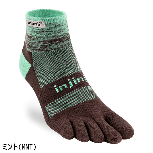 【2025秋冬 New Color】injinji /インジンジ Unisexトレイルミッドウェイト ミニクルー