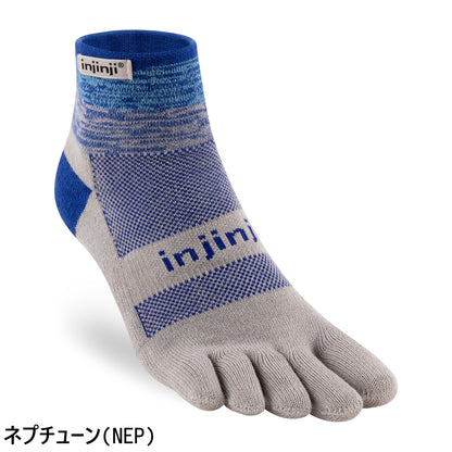 【2025秋冬 New Color】injinji /インジンジ Unisexトレイルミッドウェイト ミニクルー