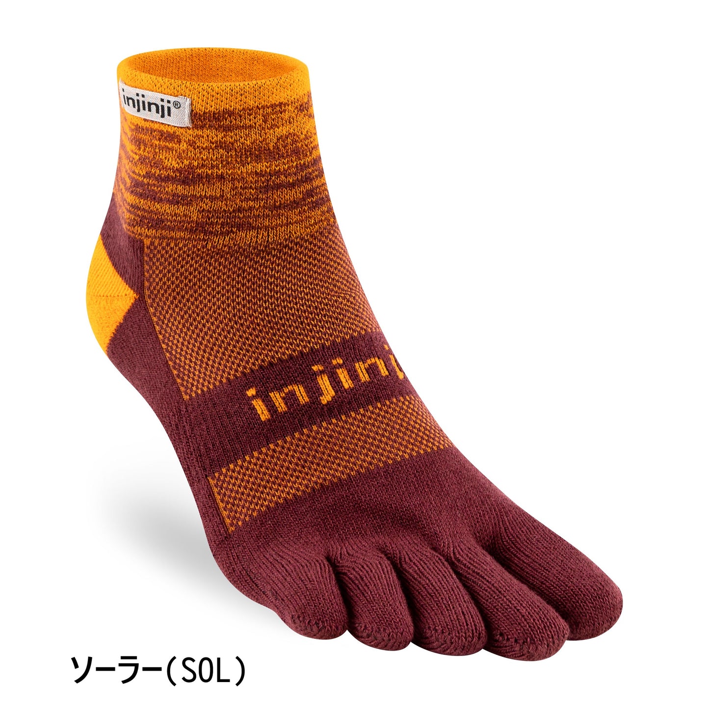 【2025秋冬 New Color】injinji /インジンジ Unisexトレイルミッドウェイト ミニクルー