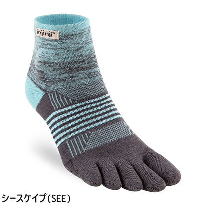 【2025秋冬 新色】injinji /インジンジ トレイルミッドウェイト ミニクルー（ウィメンズ）213131