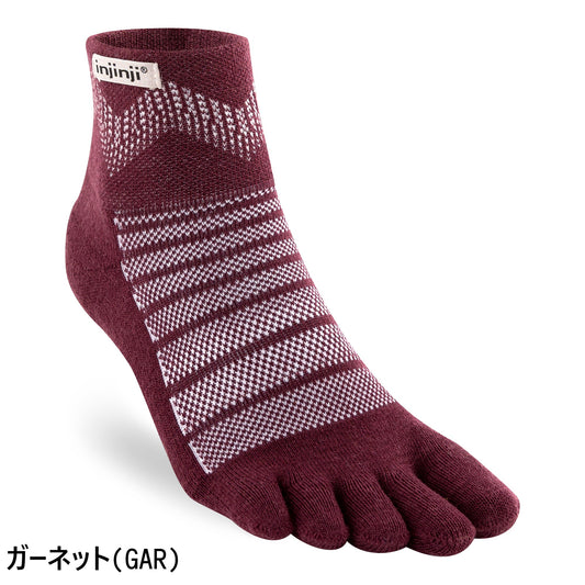 【2025秋冬New Color】injinji /インジンジ （ユニセックス) アウトドアミッドウェイトミニクルーウール