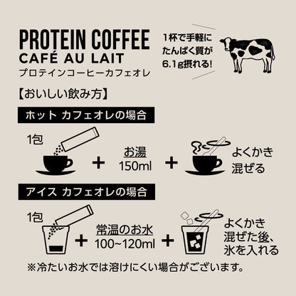 GOODDAY FACTORY  プロテインコーヒー 1本 バラ売り（カフェオレ味）