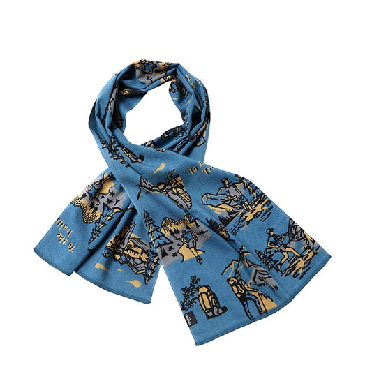 【2026春夏Newカラー】CHAORAS / チャオラス スポーツてぬぐい （to the trails/ブルー）